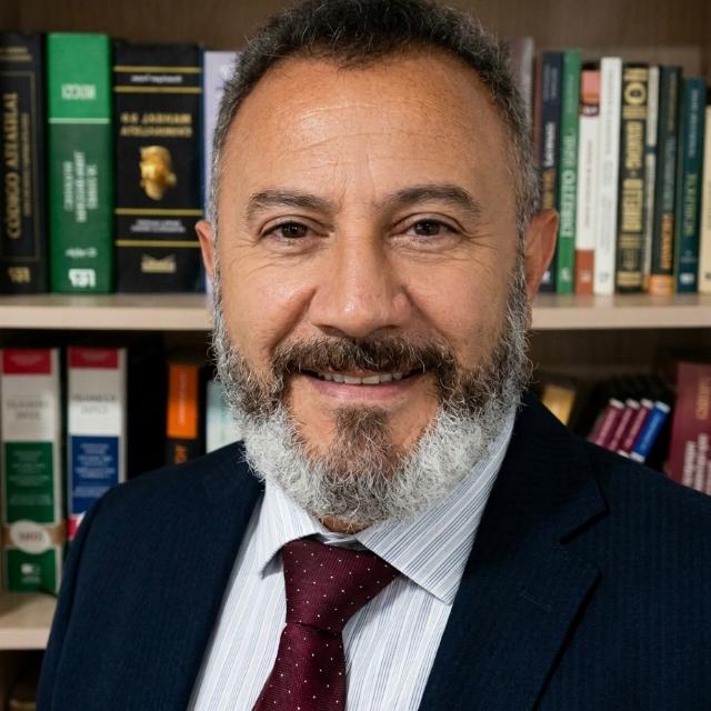 Dr. Dori Silveira, advogado, em seu escritório